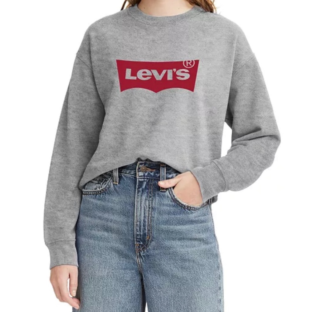 Levi’s Logo Relaxed Crewneck Sweatshirt